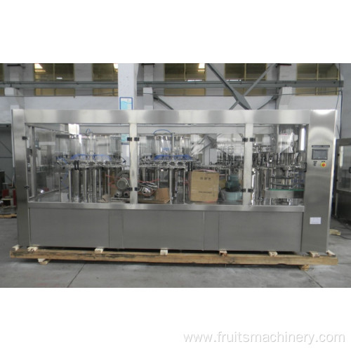 automatic liquid pet bottle filling labeling machine